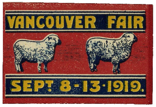 vancouver fair sept 8-13 1919 sheep