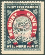 prince edward island tunnel stamp we must have it horseshoe propaganda good luck cinderella stamp new brunswick nova scotia